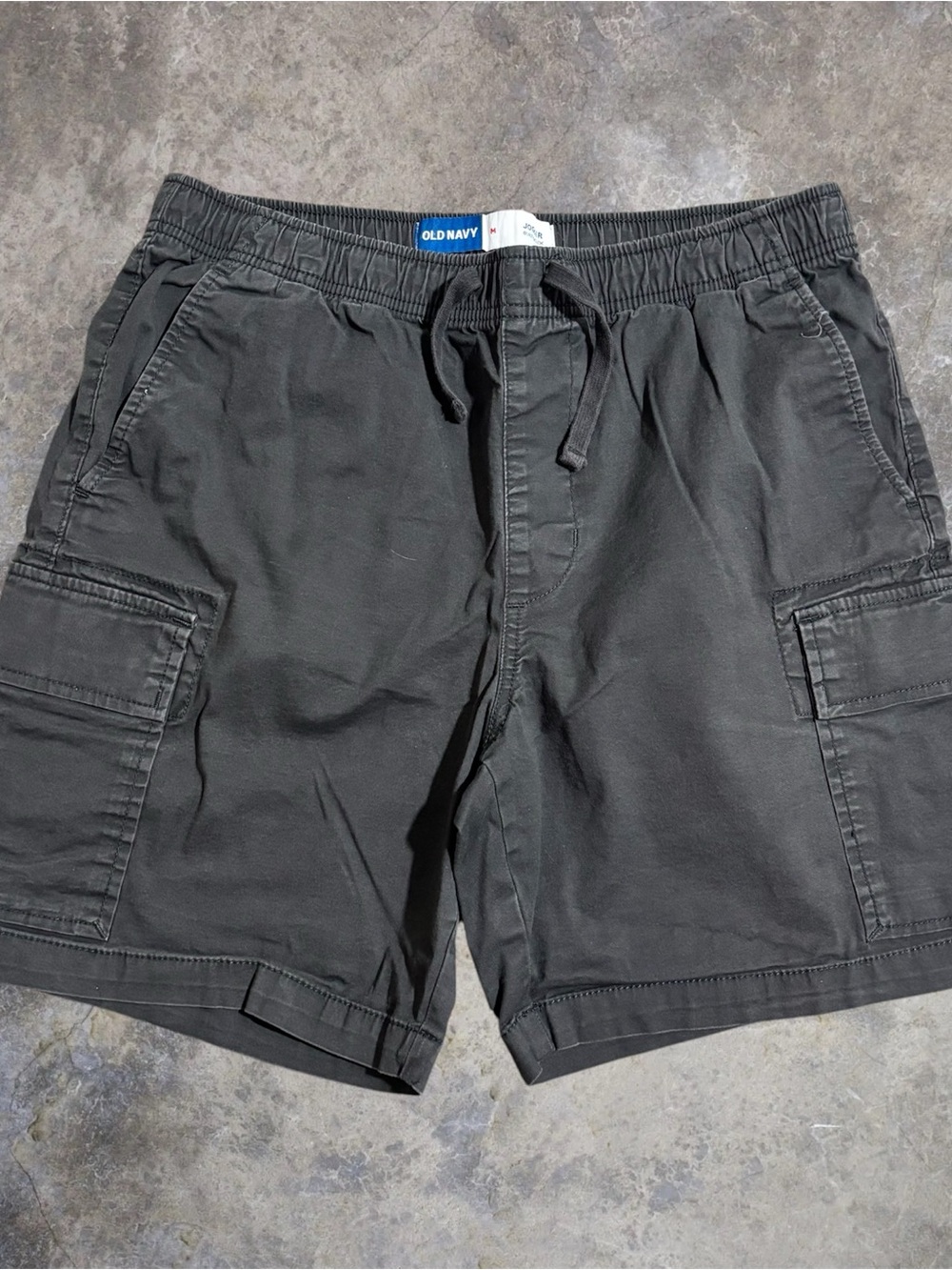 Old Navy Men's Cargo Drawstring Shorts - Charcoal